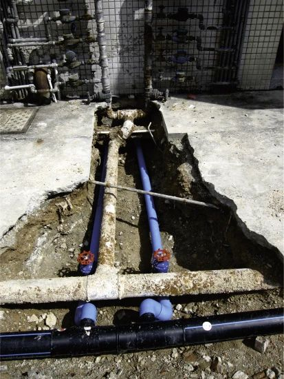 图4:改造后的新旧水管对比.png 图4:改造后的新旧水管对比.png